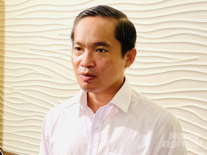 Ông Trần Thái Nghiêm - Phó Giám đốc Sở NN-PTNT TP Cần Thơ. Ảnh: Lê Hoàng Vũ.