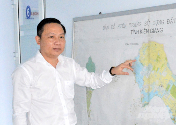 Ông Lê Hữu Toàn - Phó Giám đốc Sở NN-PTNT Kiên Giang. Ảnh: Đào Chánh.