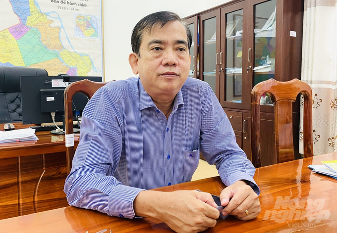 Ông Trương Kiến Thọ, Phó Giám đốc Sở NN-PTNT An Giang. Ảnh: Lê Hoàng Vũ.