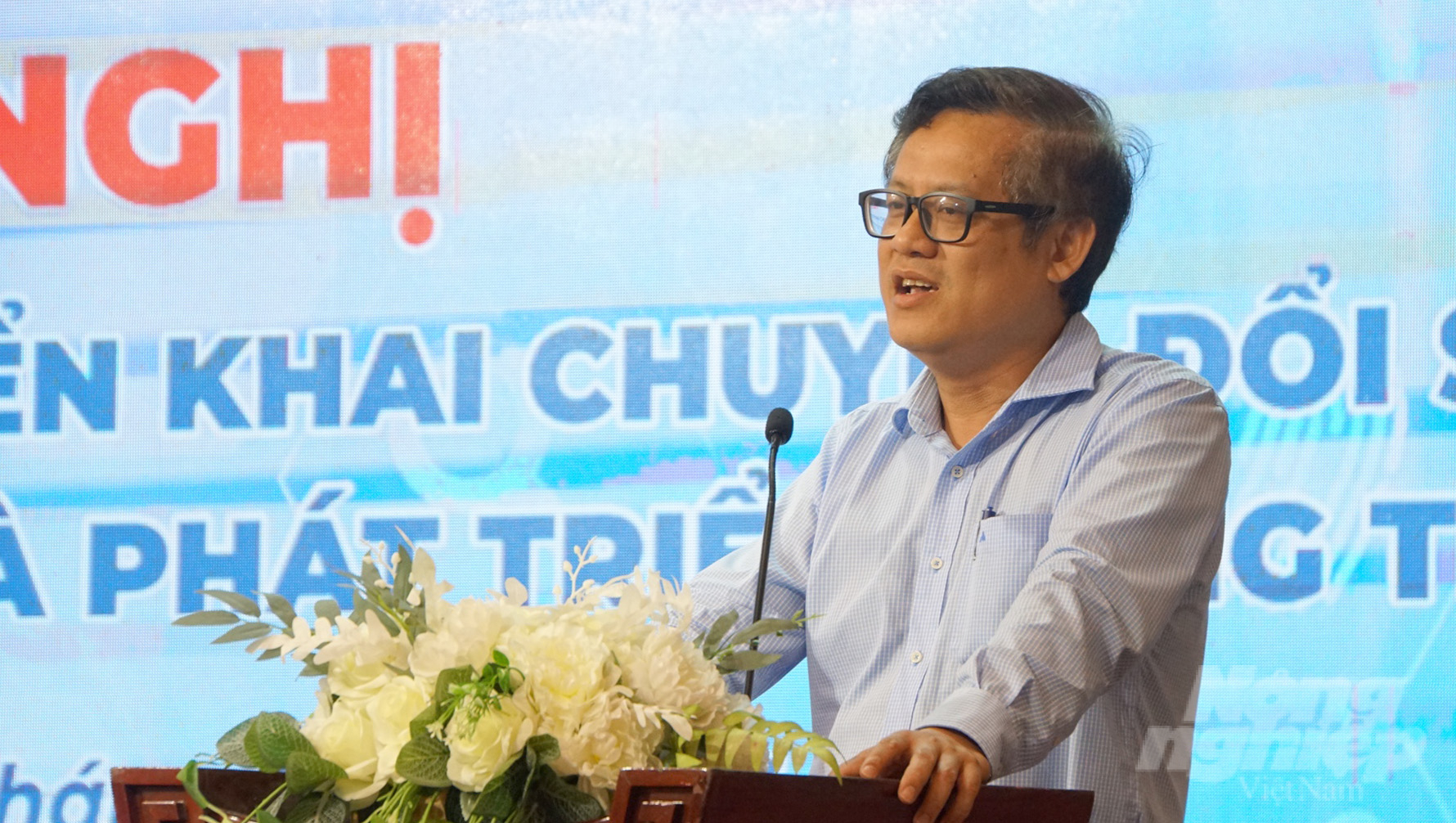Ông Tạ Quang Trường, Giám đốc Sở Thông tin và Truyền thông tỉnh Đồng Nai. Ảnh: Lê Bình.