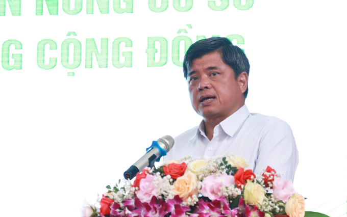 Thứ trưởng Bộ NN-PTNT Trần Thanh Nam phát biểu tại tọa đàm. Ảnh: Lâm Hùng.