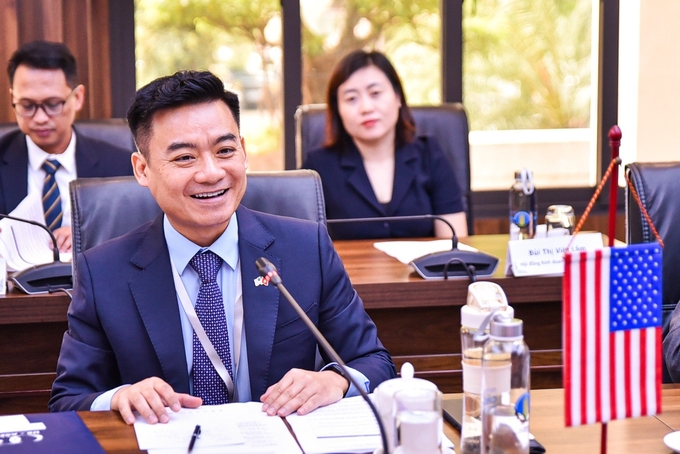 Mr. Vu Tu Thanh, Deputy Regional Managing Director and Vietnam Representative for the USABC. Photo: Quynh Chi.