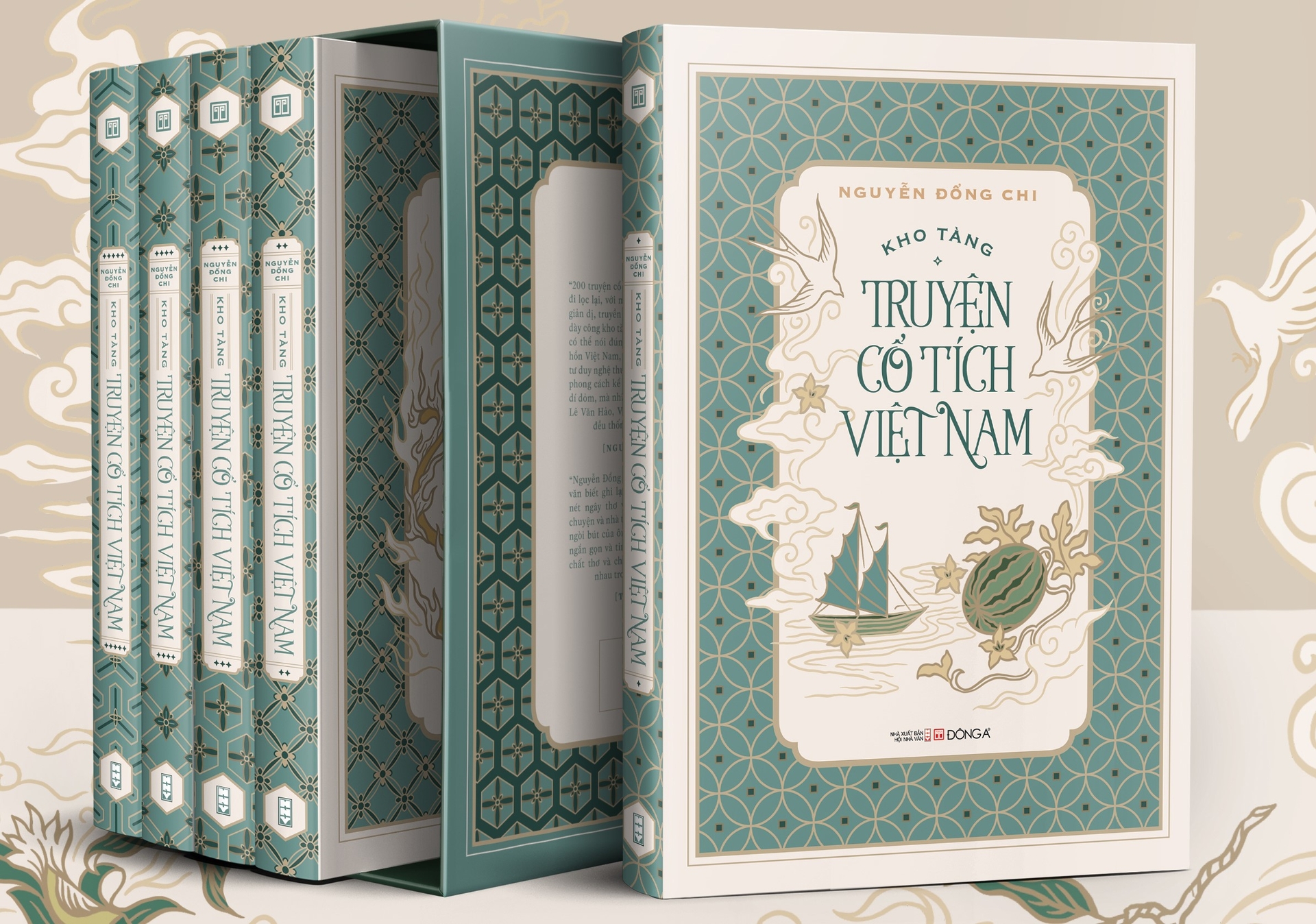 Bộ sách 'Kho tàng cổ tích Việt Nam' vừa được in lại với phong cách mỹ thuật hiện đại.