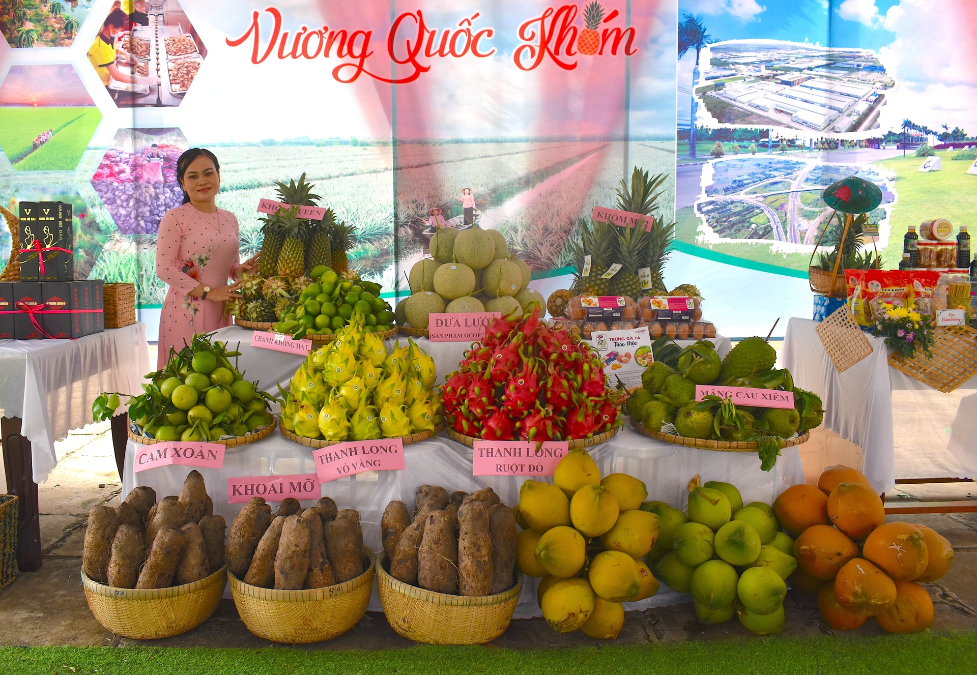 Some key agricultural products of Tan Phuoc district, Tien Giang province. Photo: Minh Dam.