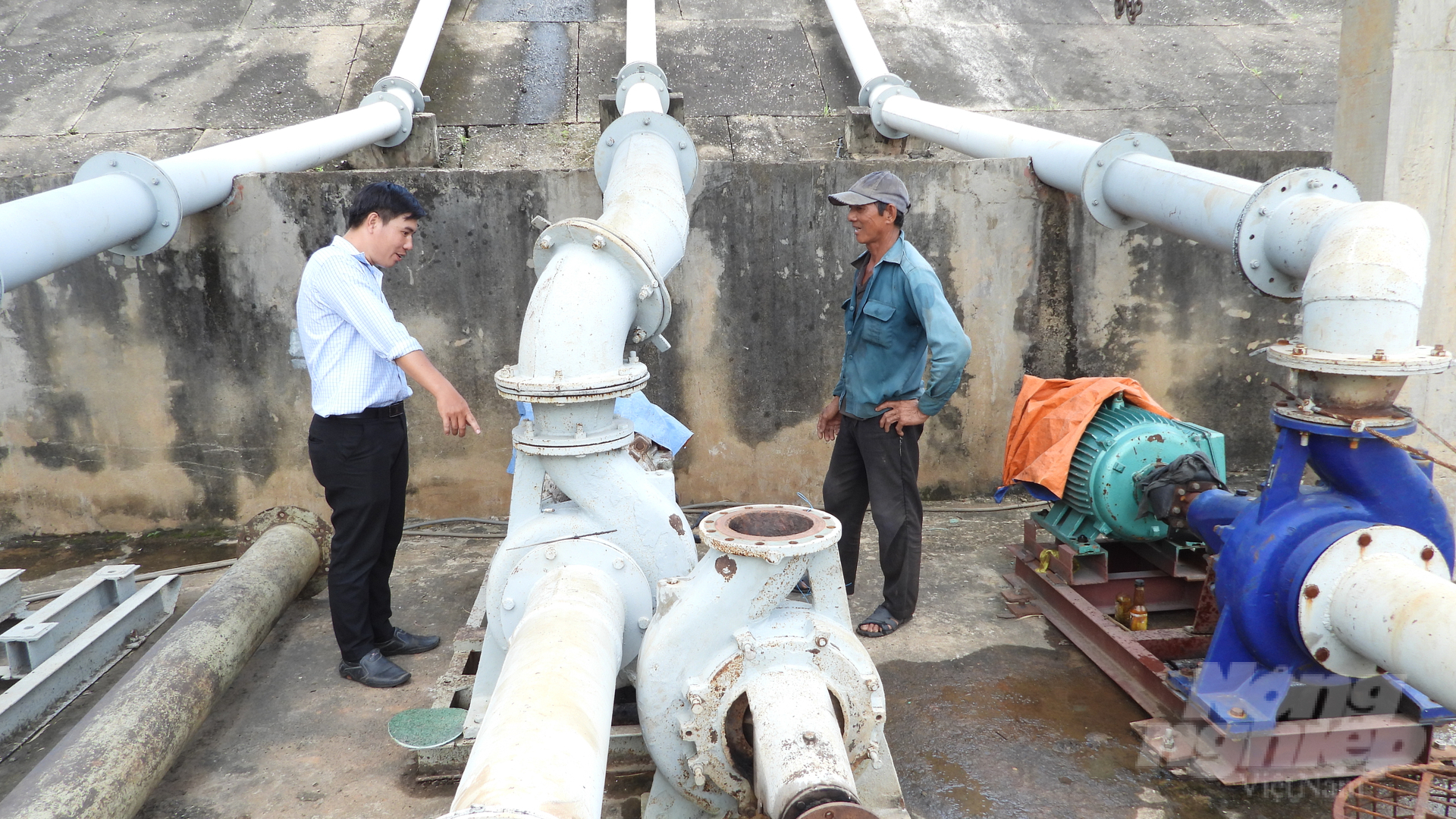 Centralized water supply and pumping station in Bac Tan Uyen district. Photo: Tran Trung.