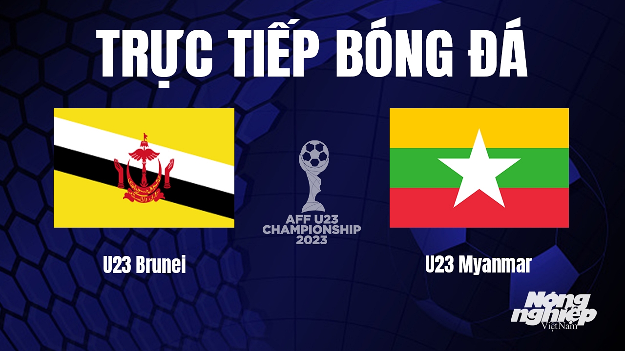 Trực tiếp bóng đá U23 Đông Nam Á 2023 giữa Brunei vs Myanmar hôm nay 21/8/2023