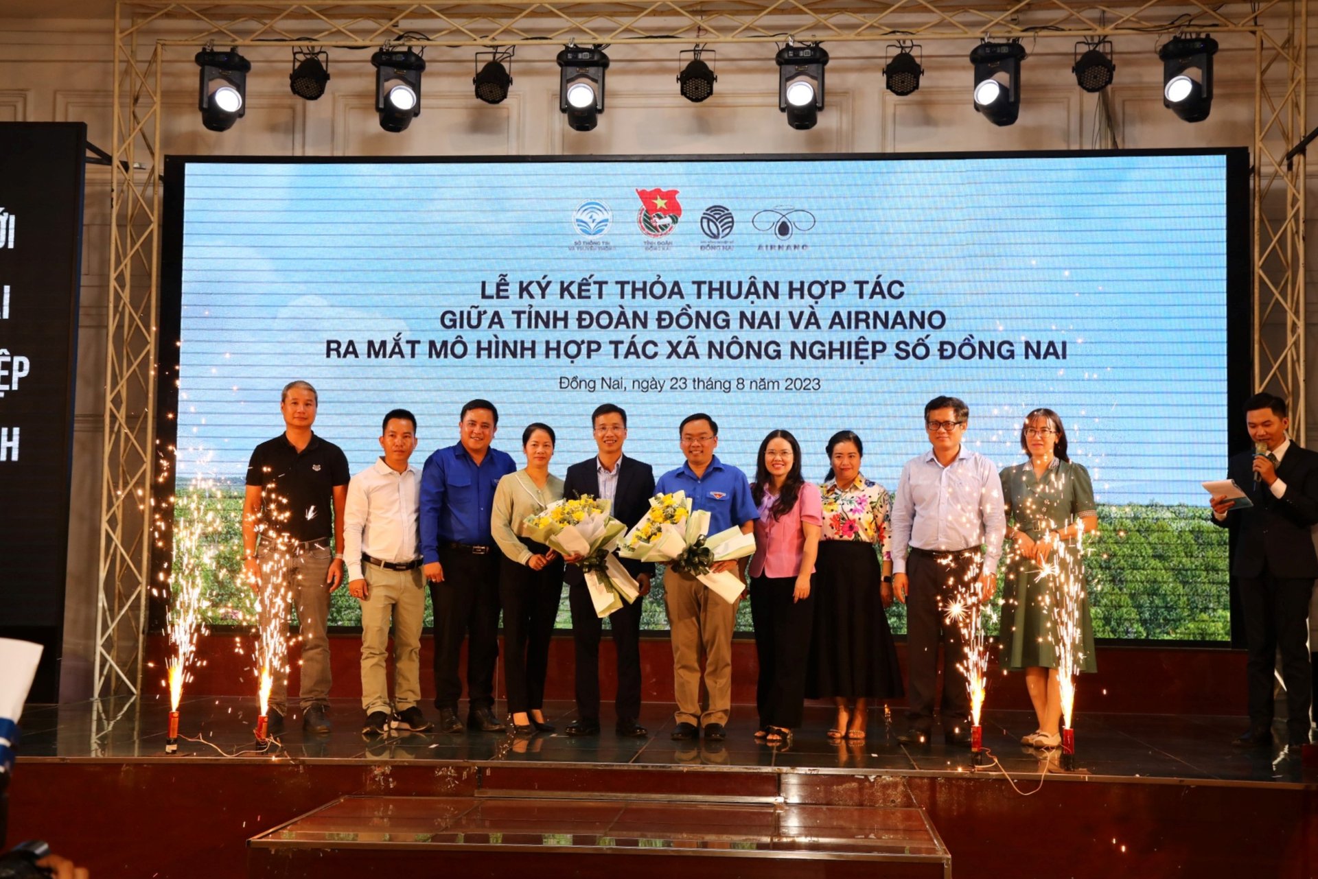 Ra mắt HTX nông nghiệp số đầu tiên tại Đồng Nai. Ảnh: TT.