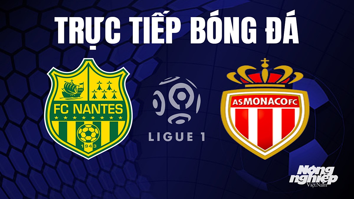 Trực tiếp bóng đá Ligue 1 (VĐQG Pháp) 2023/24 giữa Nantes vs Monaco hôm nay 26/8/2023