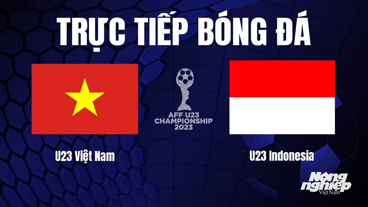Trực tiếp bóng đá U23 Đông Nam Á 2023 giữa Việt Nam vs Indonesia hôm nay 26/8/2023