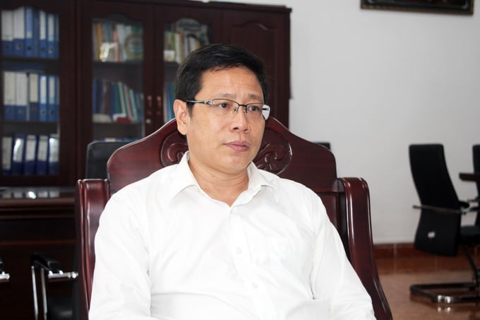 Dr. Tran Ngoc Thach, Director of the Mekong Delta Rice Research Institute. Photo: Kim Anh.