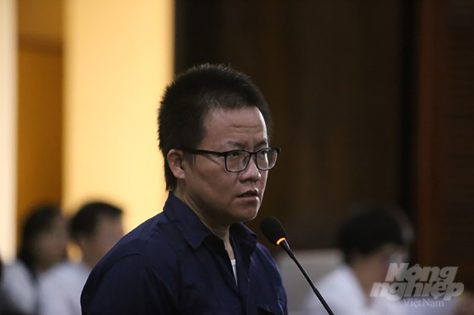 Bị cáo Phan Văn Hòa, cựu Phó trưởng Công an phường Phú Thọ Hòa. Ảnh: MV.