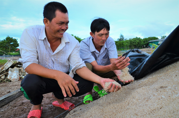 Bac Lieu pink salt has a lot of potential but has not yet been exploited. Photo: Duong Dinh Tuong.