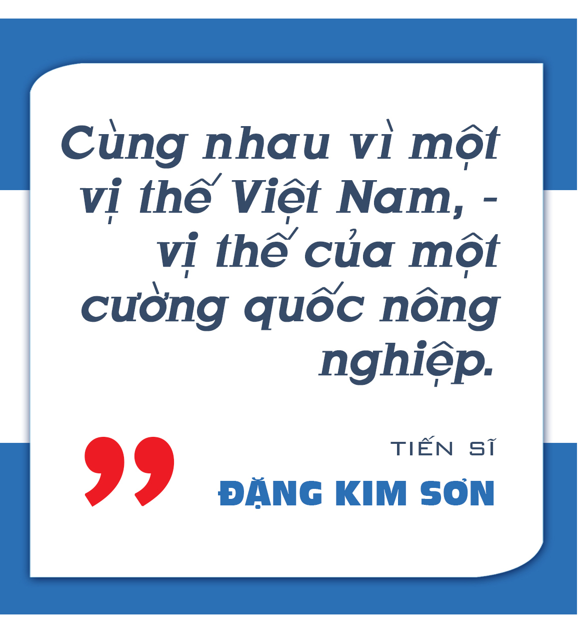 Tiến sĩ đặng kim sơn và lúa gạo việt Nam