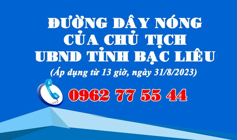 Số điện thoại đường dây nóng mới được Văn phòng UBND tỉnh cung cấp. Ảnh: TL.