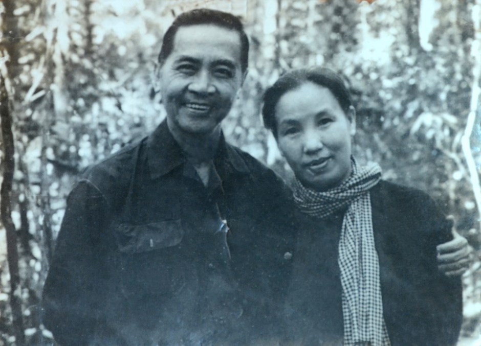 Vợ chồng Huỳnh Tấn Phát - Bùi Thị Nga tại Căn cứ trung ương Cục miền Nam.