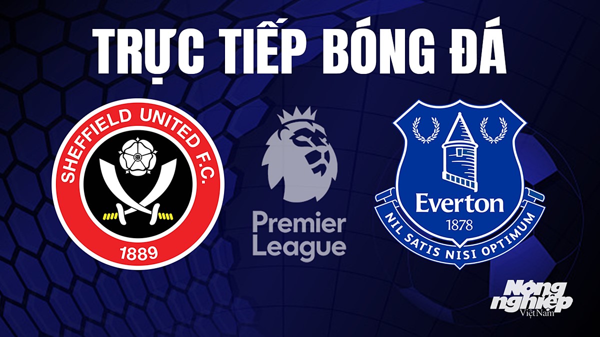 Trực tiếp bóng đá Ngoại hạng Anh giữa Sheffield United vs Everton hôm nay 2/9/2023