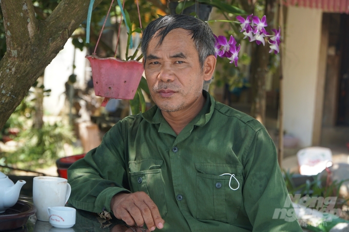The Central Vietnam Farmers' Union voted Le Dinh Tu as one of the 100 outstanding Vietnamese farmers in 2023. Photo: Quoc Toan.