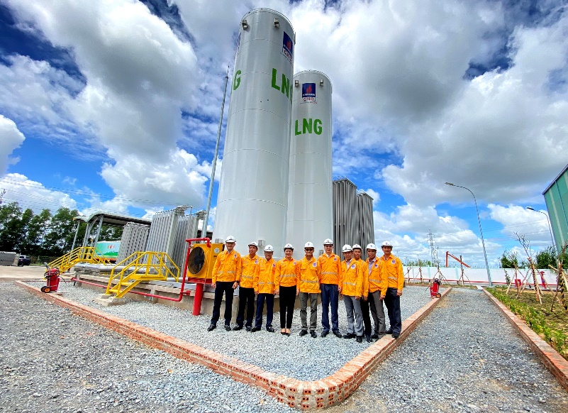 Được nghiệm thu toàn bộ công tác lắp đặt, Trạm tái hóa khí LNG Thuận Đạo, tỉnh Long An cũng đã hoàn tất các công tác chuẩn bị chạy thử.