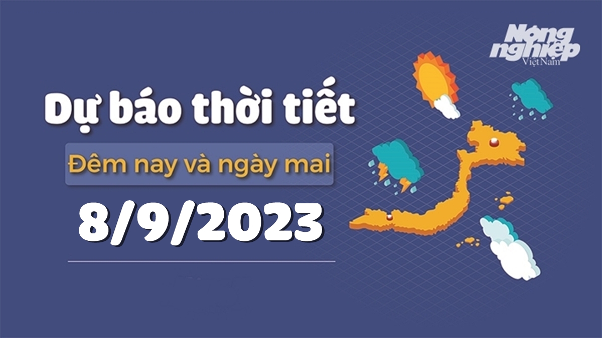 Dự báo thời tiết ngày mai 8/9/2023 tại các vùng trong cả nước