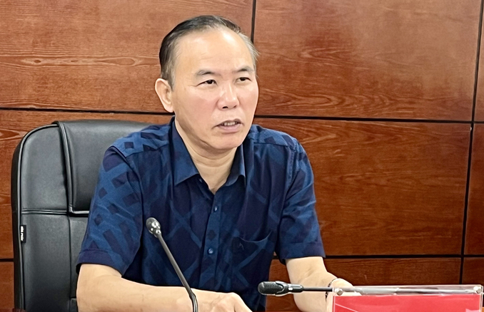 Deputy Minister of Agriculture and Rural Development Phung Duc Tien reported that the fisheries sector contributed significantly to the strong growth of the agricultural sector within the first eight months of 2023. Photo: Hong Tham.