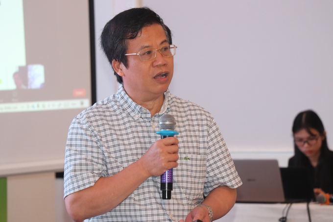 Mr. Tong Xuan Chinh, Deputy Director of the Department of Livestock (Ministry of Agriculture and Rural Development) said that Vietnam must soon shape a carbon finance mechanism. Photo: Kim Anh.