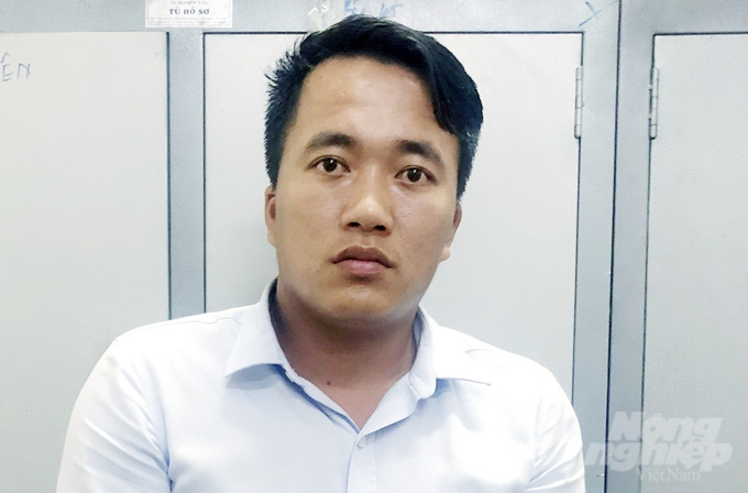 Đối tượng Nguyễn Văn An bị công an bắt giữ. Ảnh: Cơ quan công an cung cấp.