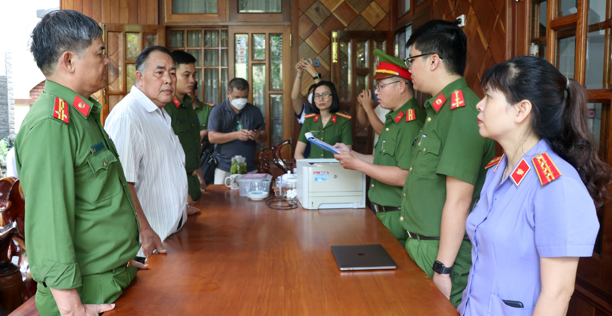 Ông Đỗ Duy Vinh, cựu Giám đốc Sở Tài Chính Phú Yên bị khởi tố vì gây thất thoát tài sản Nhà nước với số tiền hơn 10 tỷ đồng. Ảnh: XT.