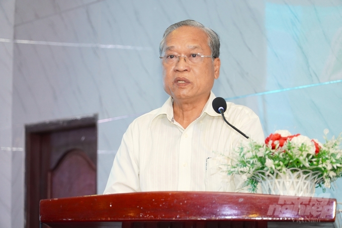 Ông Nguyễn Ngọc Nam, Chủ tịch Hiệp hội Lương thực Việt Nam (VFA) lạc quan với thị trường xuất khẩu gạo từ nay đến cuối năm và bước sang năm 2024. Ảnh: Kim Anh.