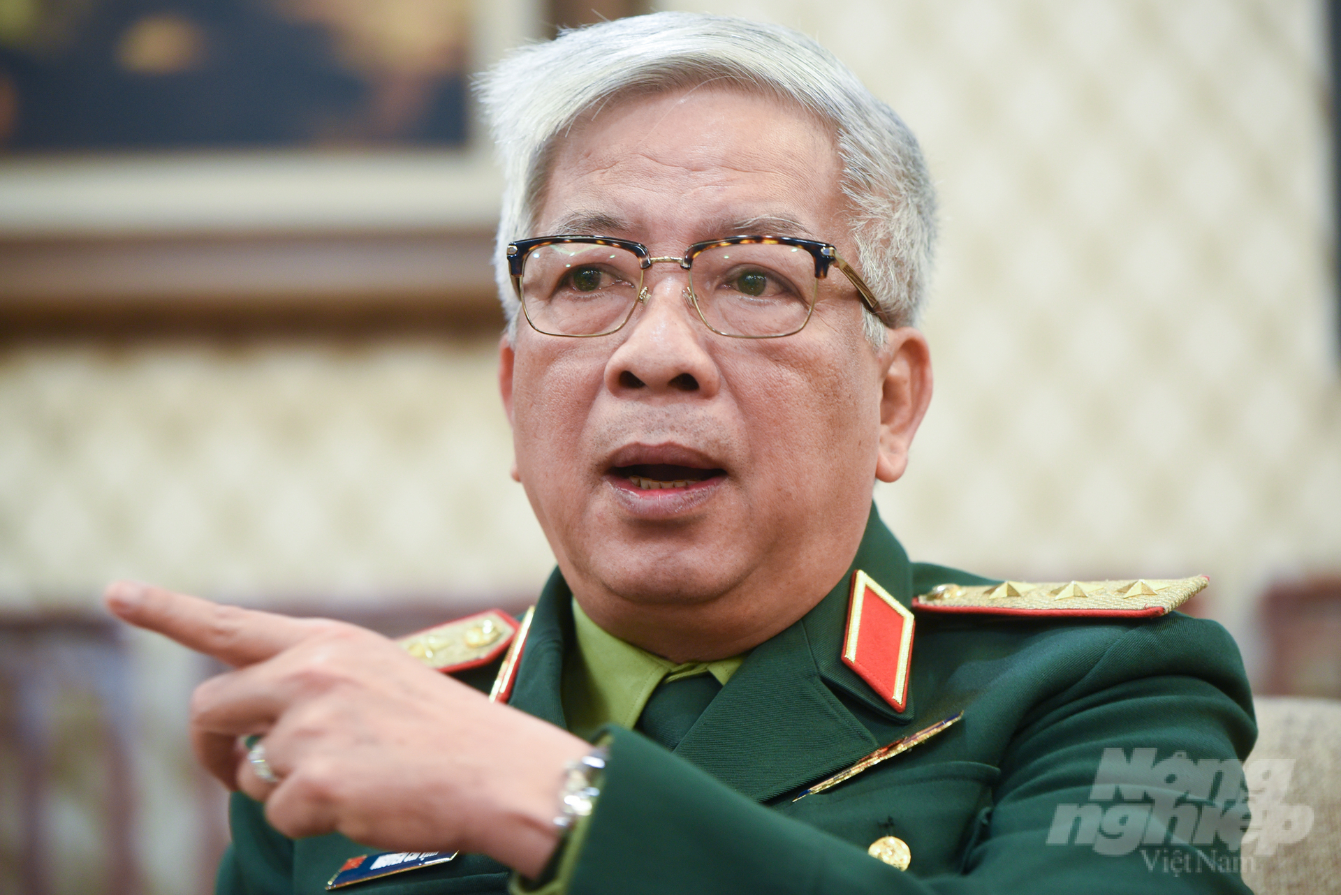 Thượng tướng Nguyễn Chí Vịnh đã góp phần quan trọng vào việc bảo vệ thành công mọi lợi ích của Việt Nam tại Biển Đông bằng biện pháp hòa bình. Ảnh: Tùng Đinh.