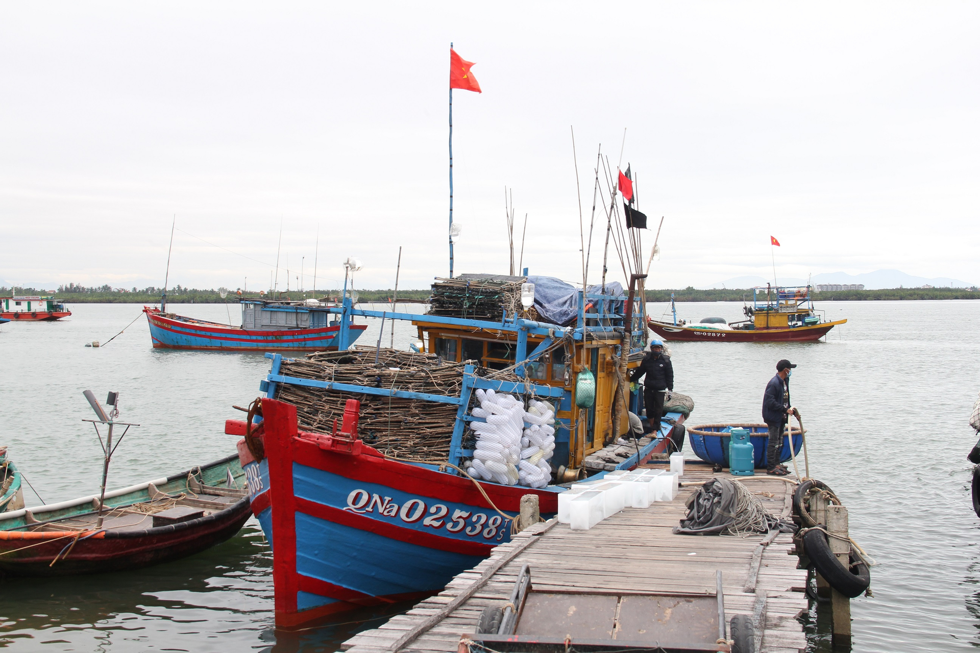 Tỉnh Quảng Nam có đội tàu khai thác thủy sản khoảng hơn 2.700 chiếc. Ảnh: L.K.