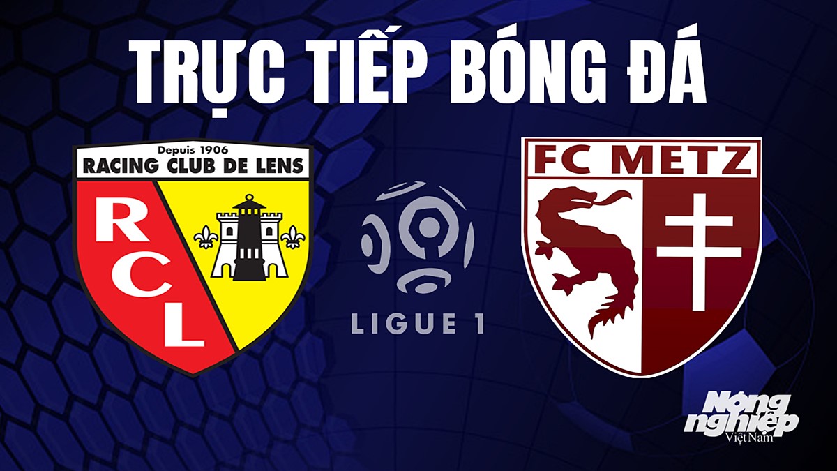 Trực tiếp bóng đá Ligue 1 (VĐQG Pháp) 2023/24 giữa Lens vs Metz hôm nay 17/9/2023