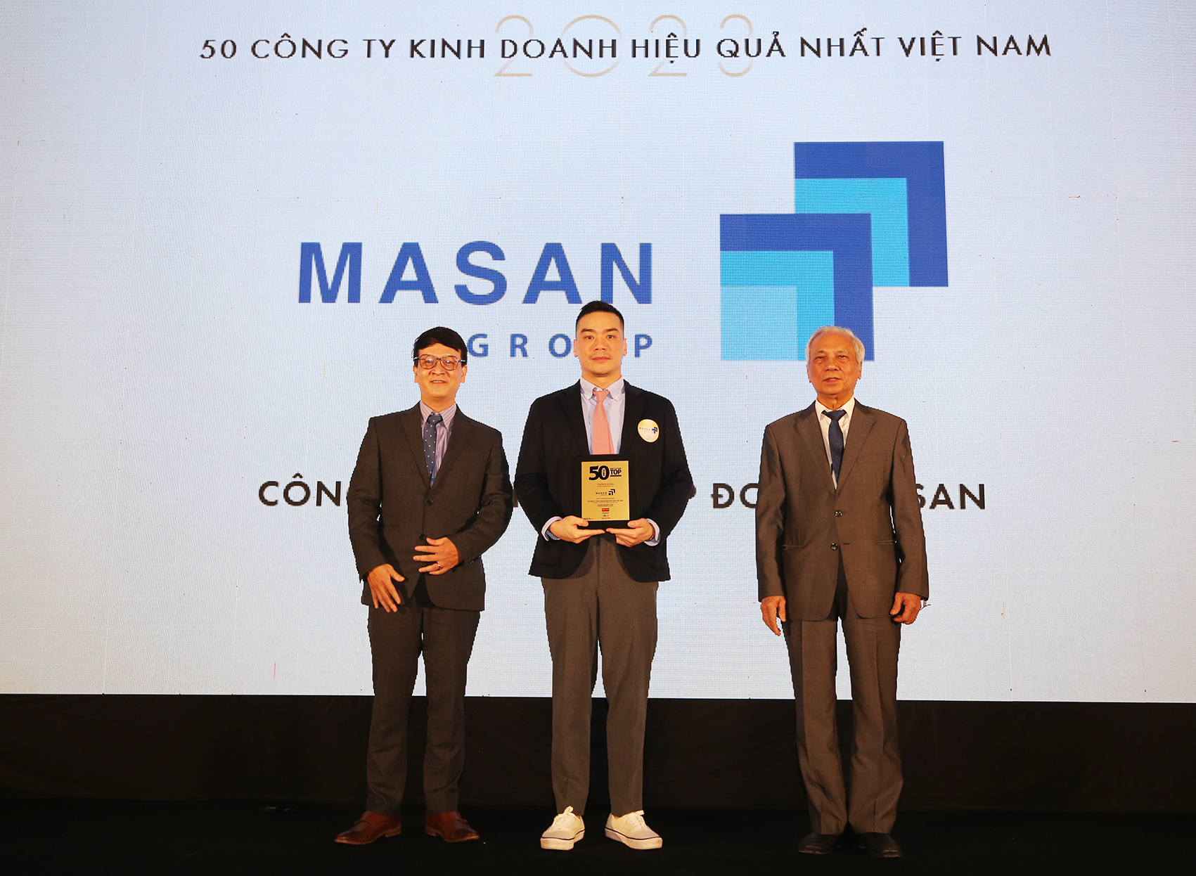 Masan được vinh danh Top 50 doanh nghiệp kinh doanh hiệu quả nhất Việt Nam.