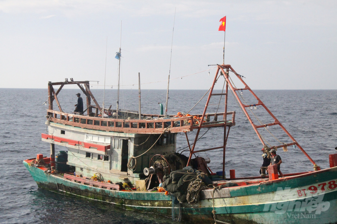Fishing vessels operating in the Southwestern waters. Photo: Kien Trung.