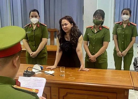 Bà Nguyễn Phương Hằng thời điểm bị bắt cách đây hơn 1 năm. Ảnh TL.