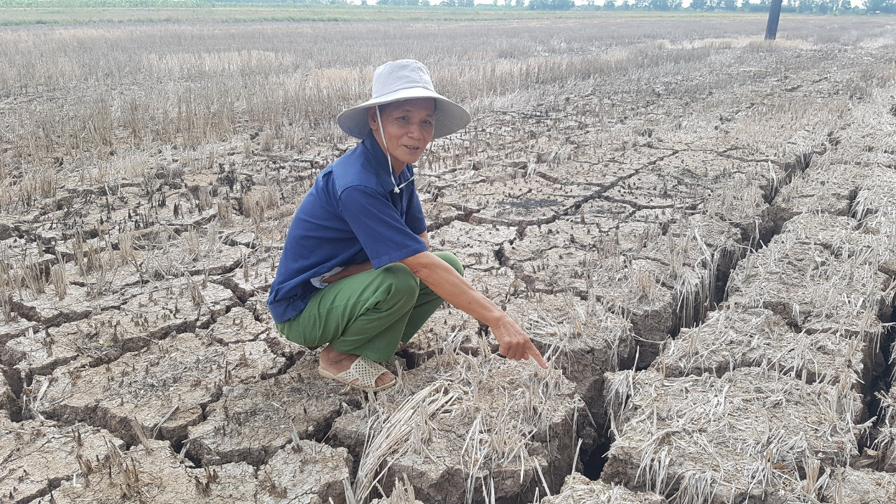 Mùa khô diễn ra khốc liệt trong một số năm gần đây tại ĐBSCL. Ảnh: Trọng Linh.