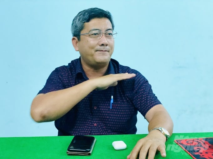 TS Trần Minh Hải, Phó Hiệu trưởng Trường Chính sách công và Phát triển nông thôn. Ảnh: Hoàng Vũ.