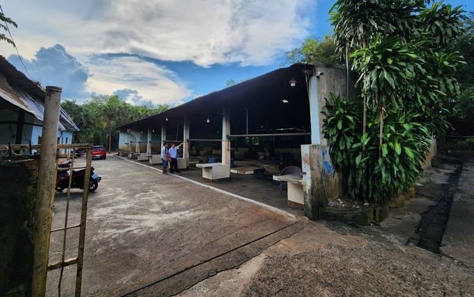 Slaughter facilities in Dak Lak, mainly invested decades ago, are now degraded and located in residential areas. Photo: Minh Quy.