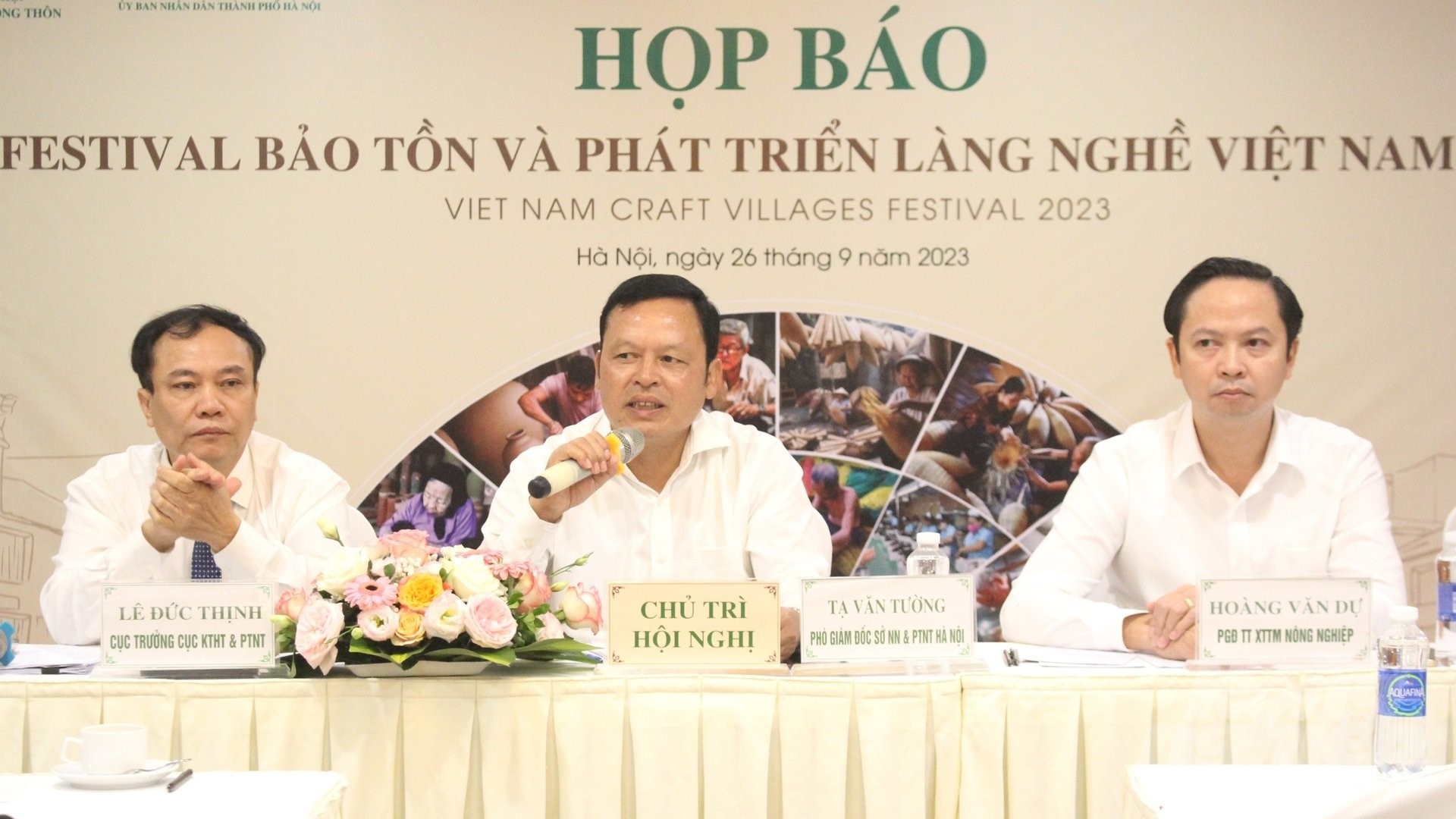 The opening ceremony of the Vietnam Craft Villages Festival 2023 is expected to take place on the evening of November 9 at the Imperial Citadel of Thang Long (Hanoi). Photo: Trung Quan.