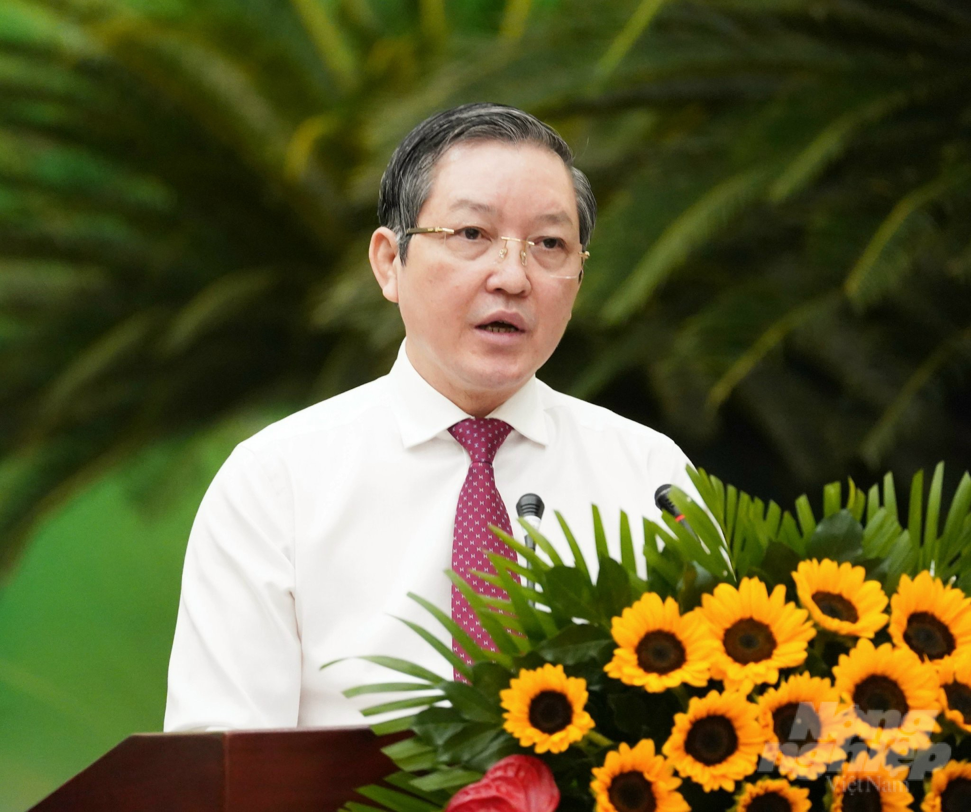 Chủ tịch Hội Nông dân Việt Nam Lương Quốc Đoàn. Ảnh: Văn Thuận.