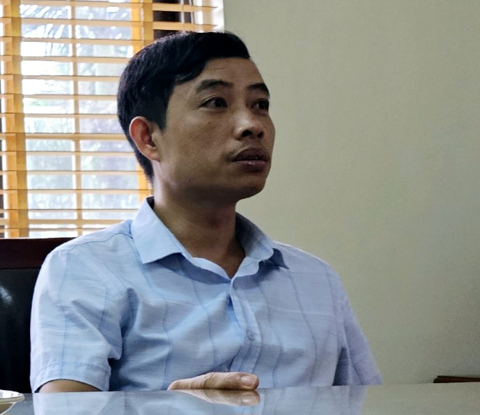 Ông Trần Đức Minh, Phó Giám đốc ban quản lý dự án NN-PTNT tỉnh Vĩnh Phúc. Ảnh: HA.