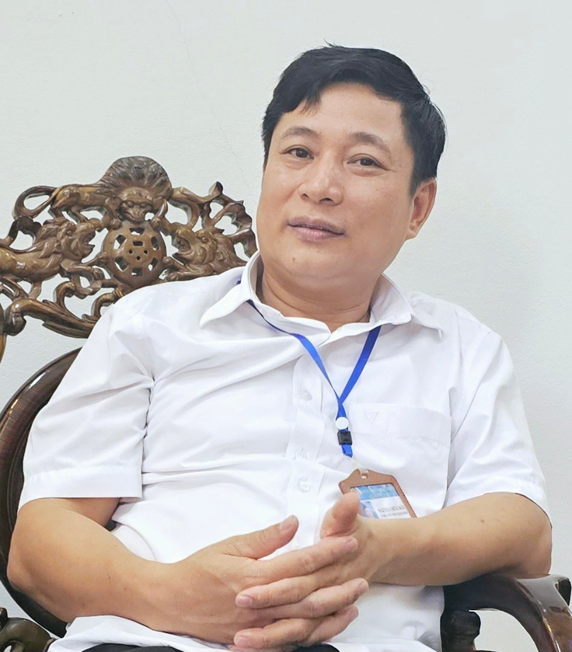 Ông Nguyễn Hữu Hởi, Phó Chủ tịch UBND xã Nguyệt Đức. Ảnh: HA.