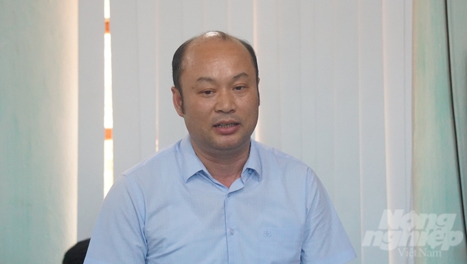 Ông Cao Văn Cường, Giám đốc Sở NN-PTNT Thanh Hóa. Ảnh: Quốc Toản.