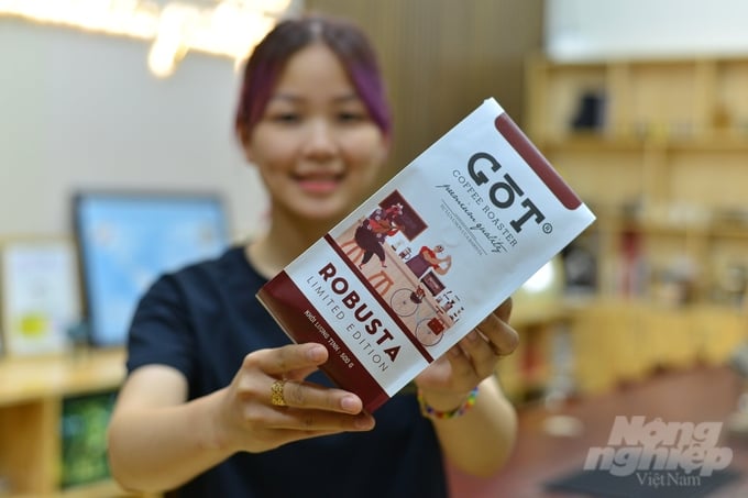 Thương hiệu GOT Coffee được anh Bùi Thế Gốt xây dựng từ năm 2017. Ảnh: Minh Hậu