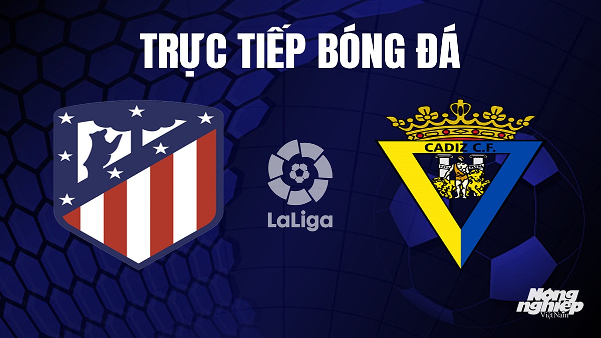 Trực tiếp bóng đá La Liga 2023/24 giữa Atletico Madrid vs Cadiz hôm nay 2/10/2023