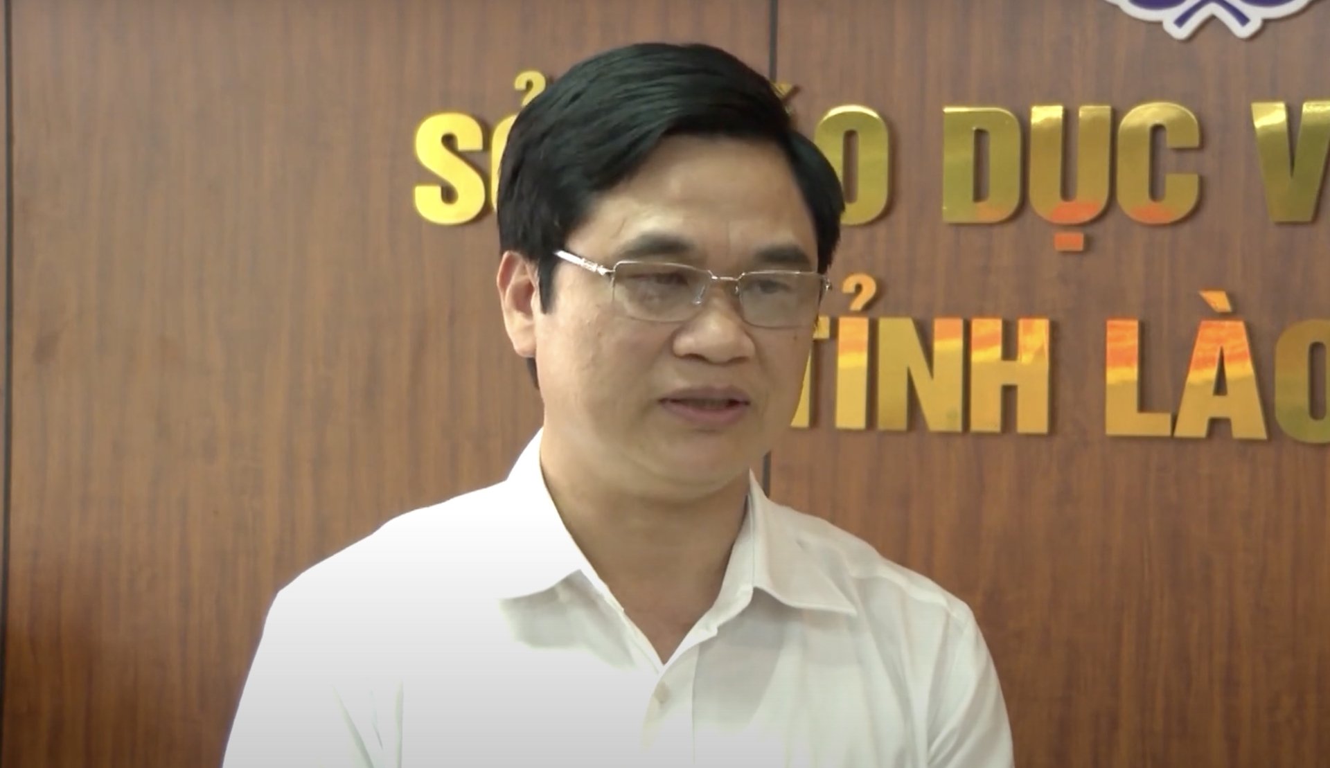 Ông Đỗ Minh Tâm, Phó Giám đốc Sở Giáo dục và Đào tạo tỉnh Lào Cai. Ảnh: H.Đ.