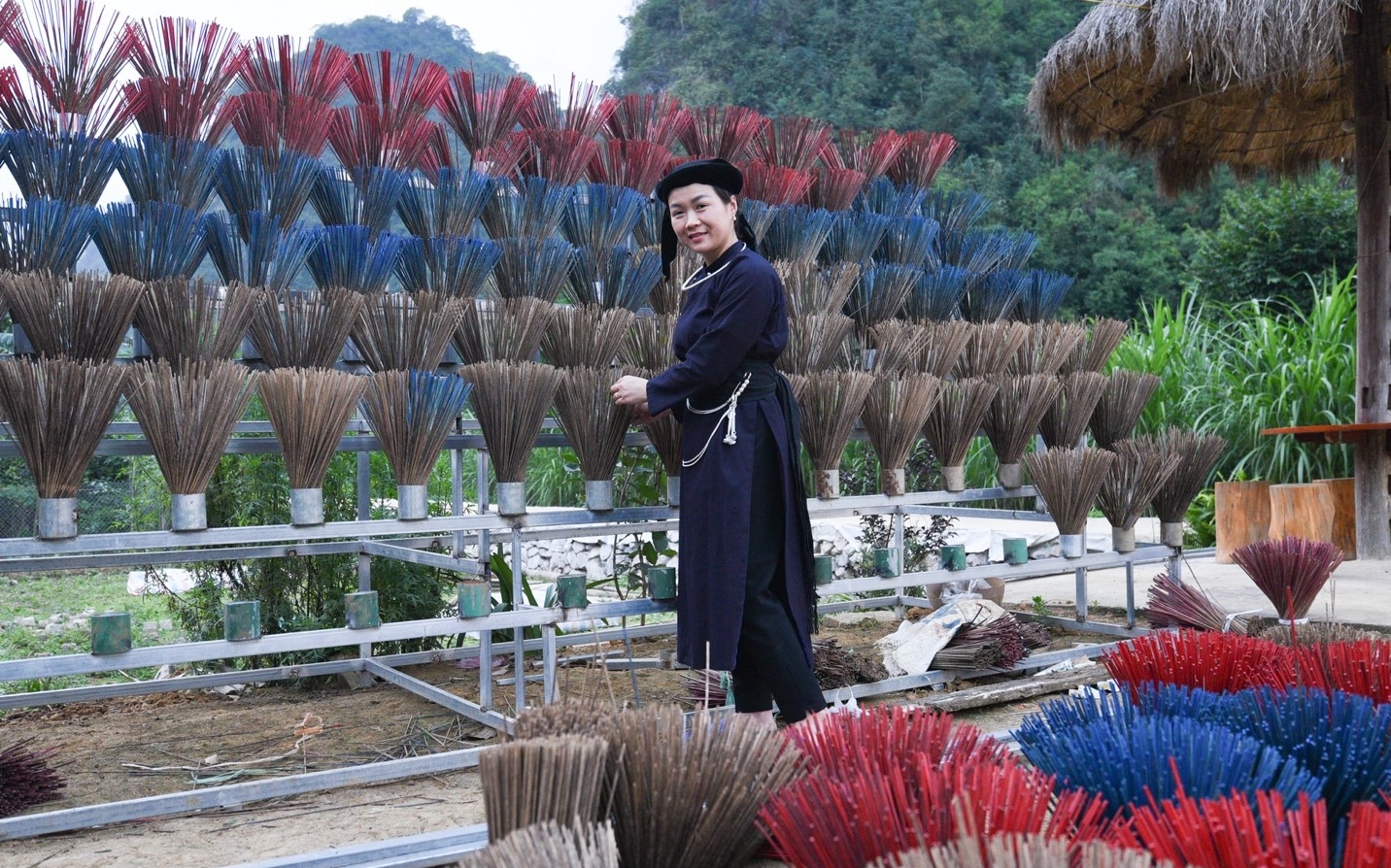 Phia Thap incense village of the Nung An people in Cao Bang. Photo: Tung Dinh.