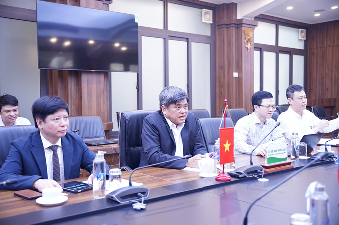 Deputy Minister Tran Thanh Nam said that the cooperation turnover between the two sides can develop further by promoting cooperation in agricultural products and tourism.