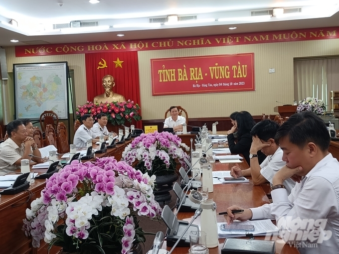 The Steering Committee for anti-Illegal, Unreported, and Unregulated (anti-IUU) fishing in Ba Ria - Vung Tau province held a meeting to prepare for the European Commission's Inspection Team. Photo: NM.
