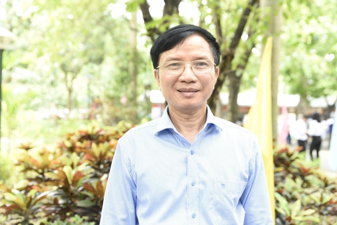 TS. Nguyễn Thanh Sơn, Chủ tịch Hiệp hội Chăn nuôi Gia cầm Việt Nam cho rằng, ngành gia cầm đã và đang đóng góp quan trọng cho sự tăng trưởng của toàn ngành nông nghiệp. Ảnh: Hồng Thắm.