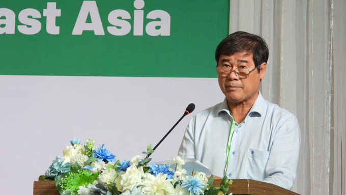 Ông Trần Văn Chiến - Phó Chủ tịch UBND tỉnh Tây Ninh phát biểu tại hội thảo. Ảnh: Trần Trung.